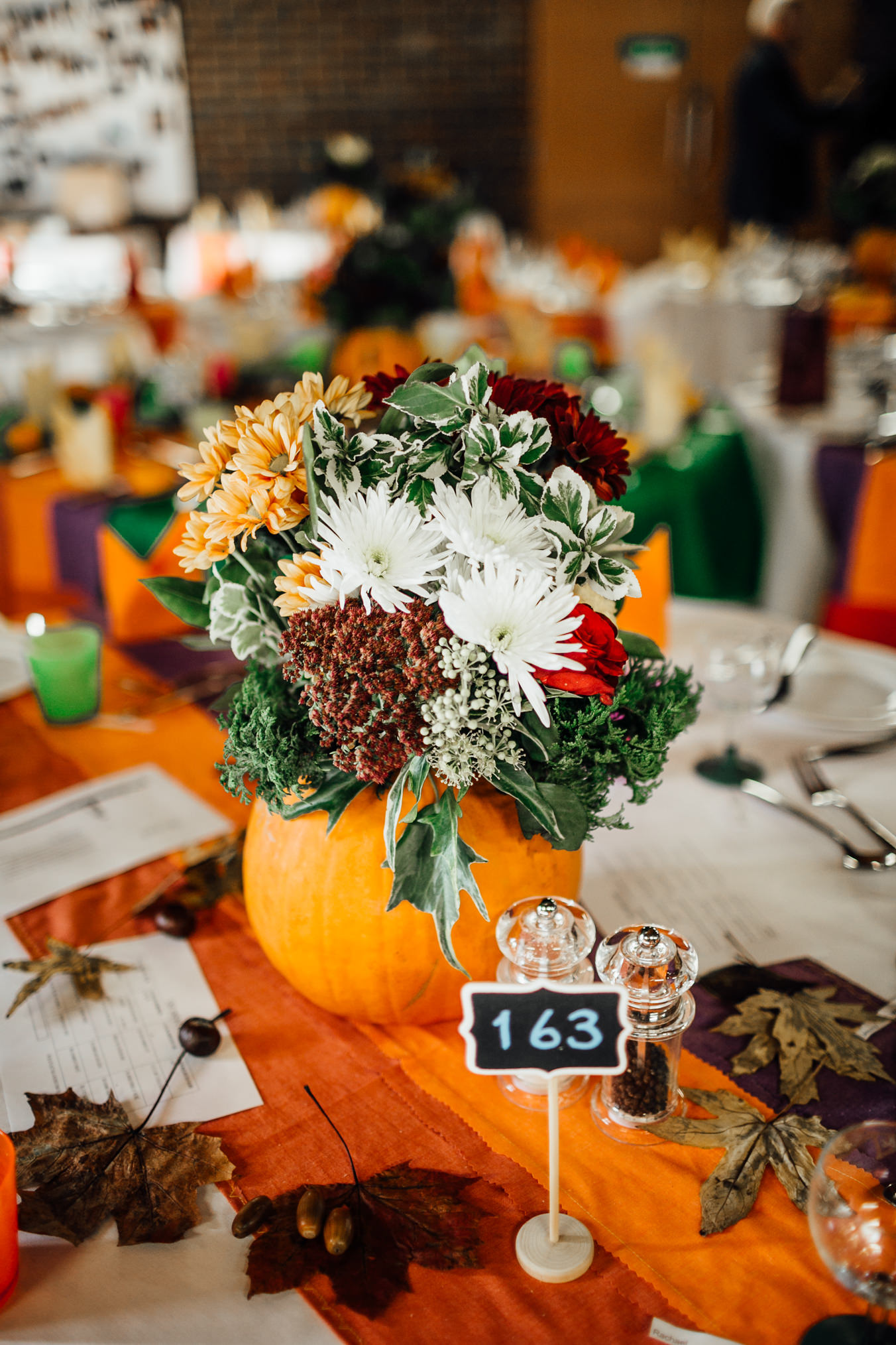 fun quirky autumn wedding decoration inspiration