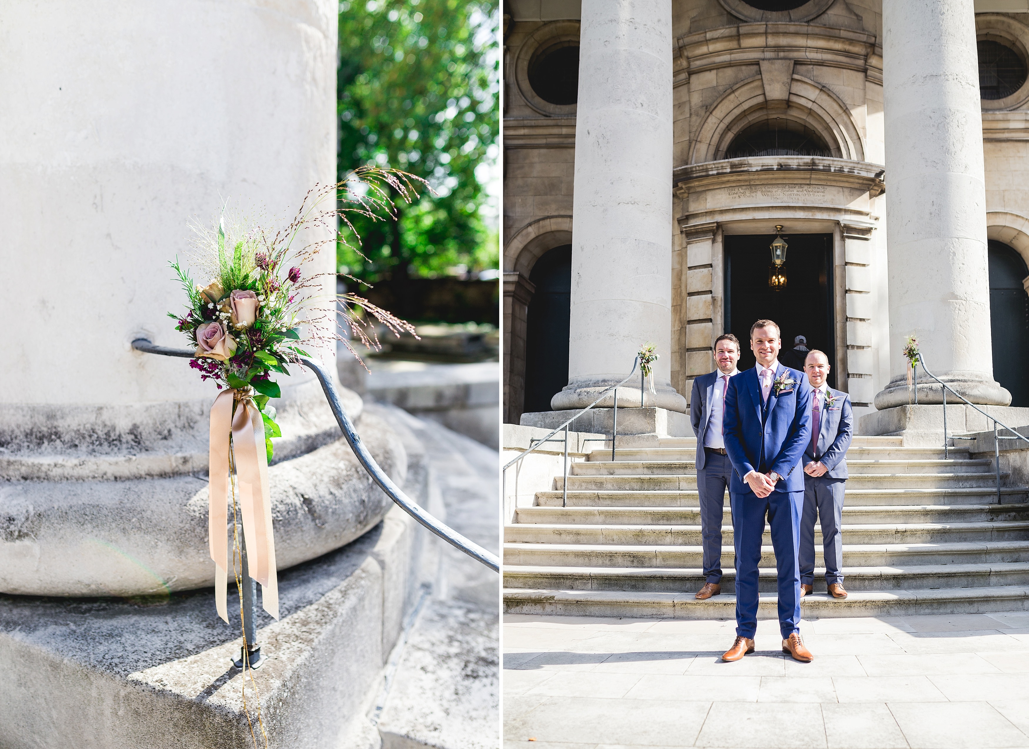 St Paul's church in Deptford wedding ceremony photos