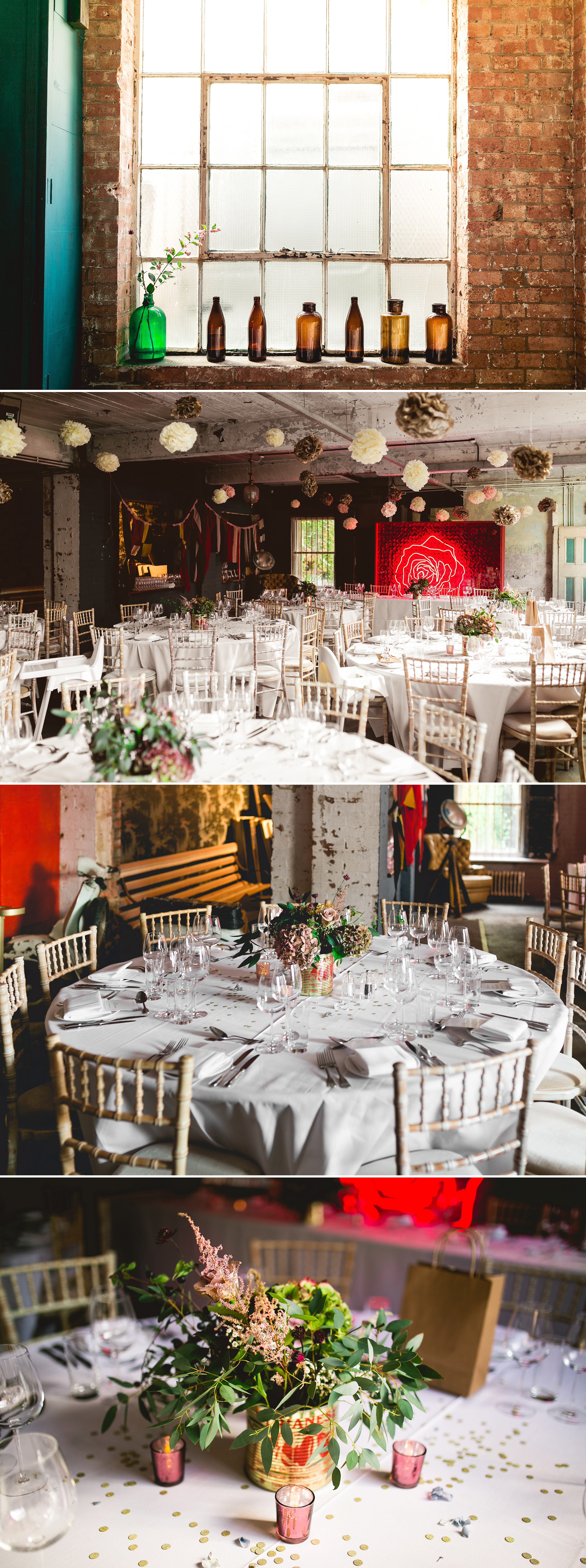 gatsby quirky wedding in london warehouse one firendly place greenwich