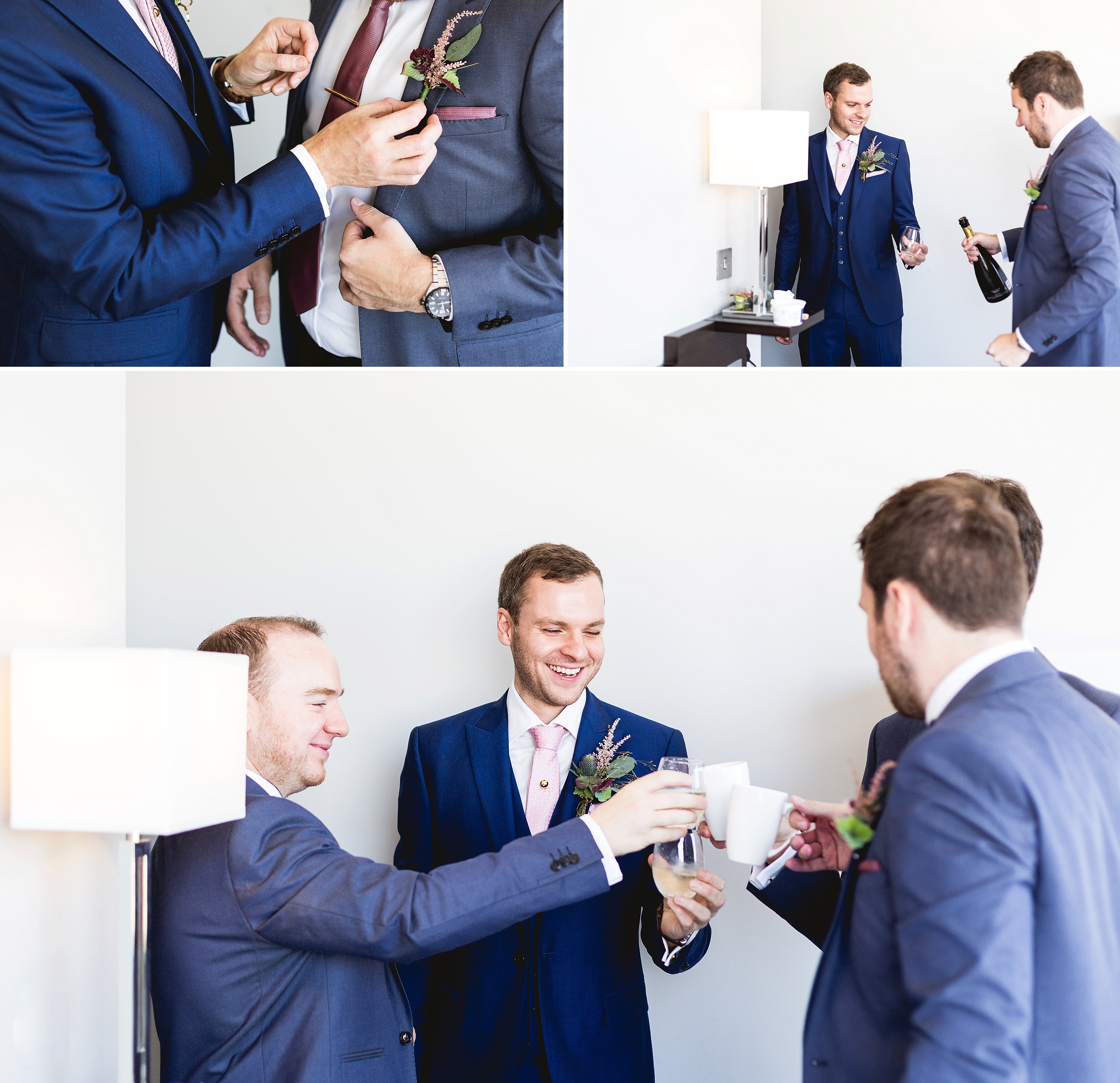 Groom Prep photos in london wedding photography by beatrici photography