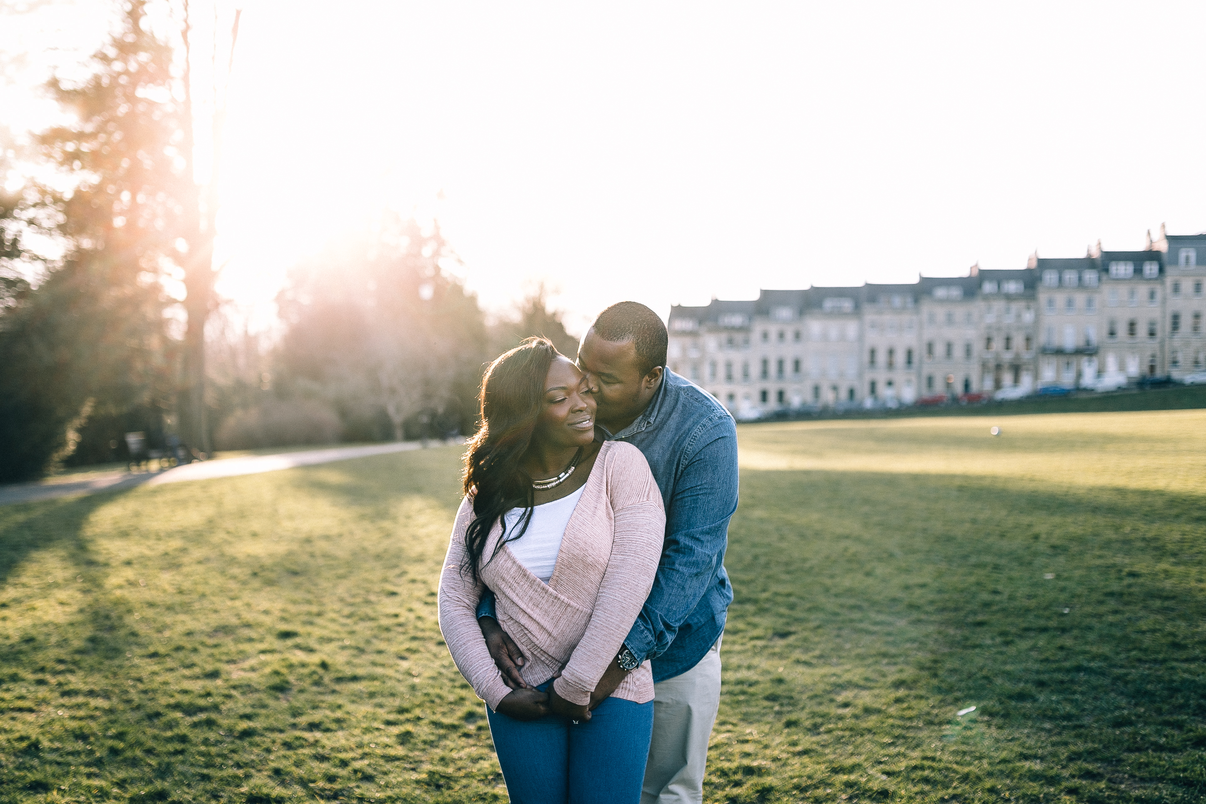 fun and relaxed engagement shoot at victoria park in bath uk by somerset wedding photographer beatrici