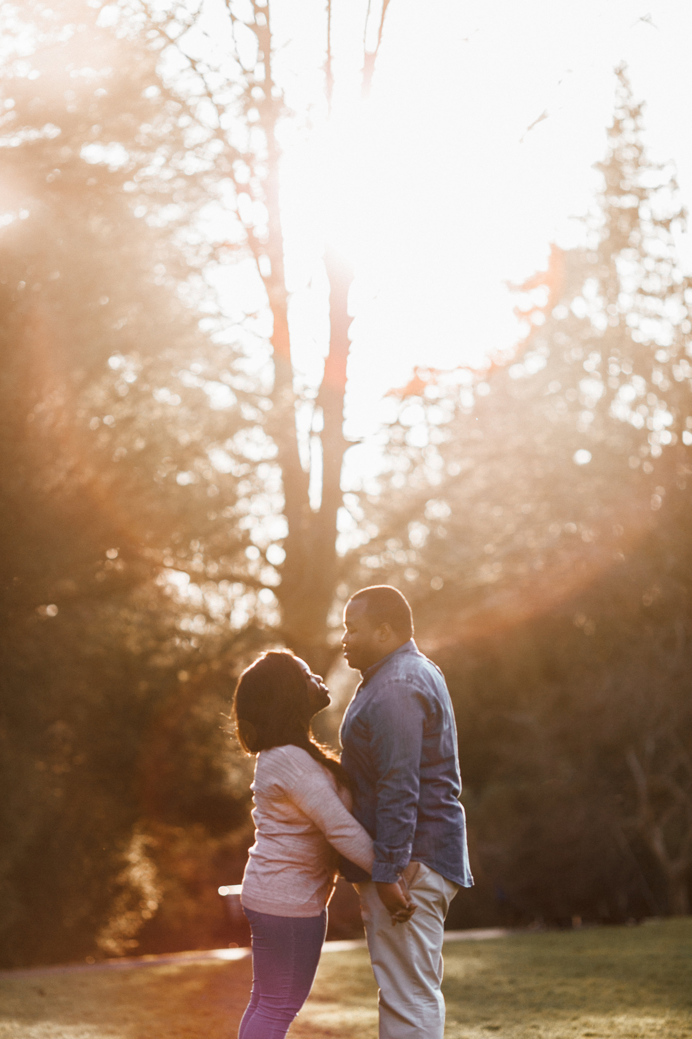 alexandra park sunset and sunrise engagement shoot at victoria park in bath uk by somerset wedding photographer beatrici