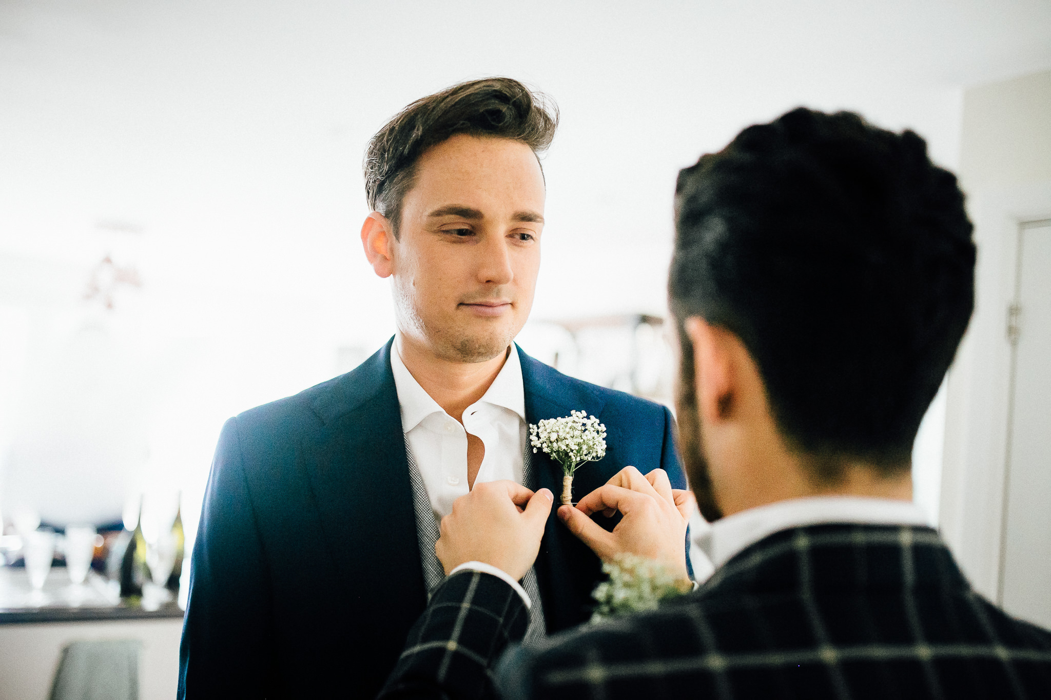 london gay wedding groom prep