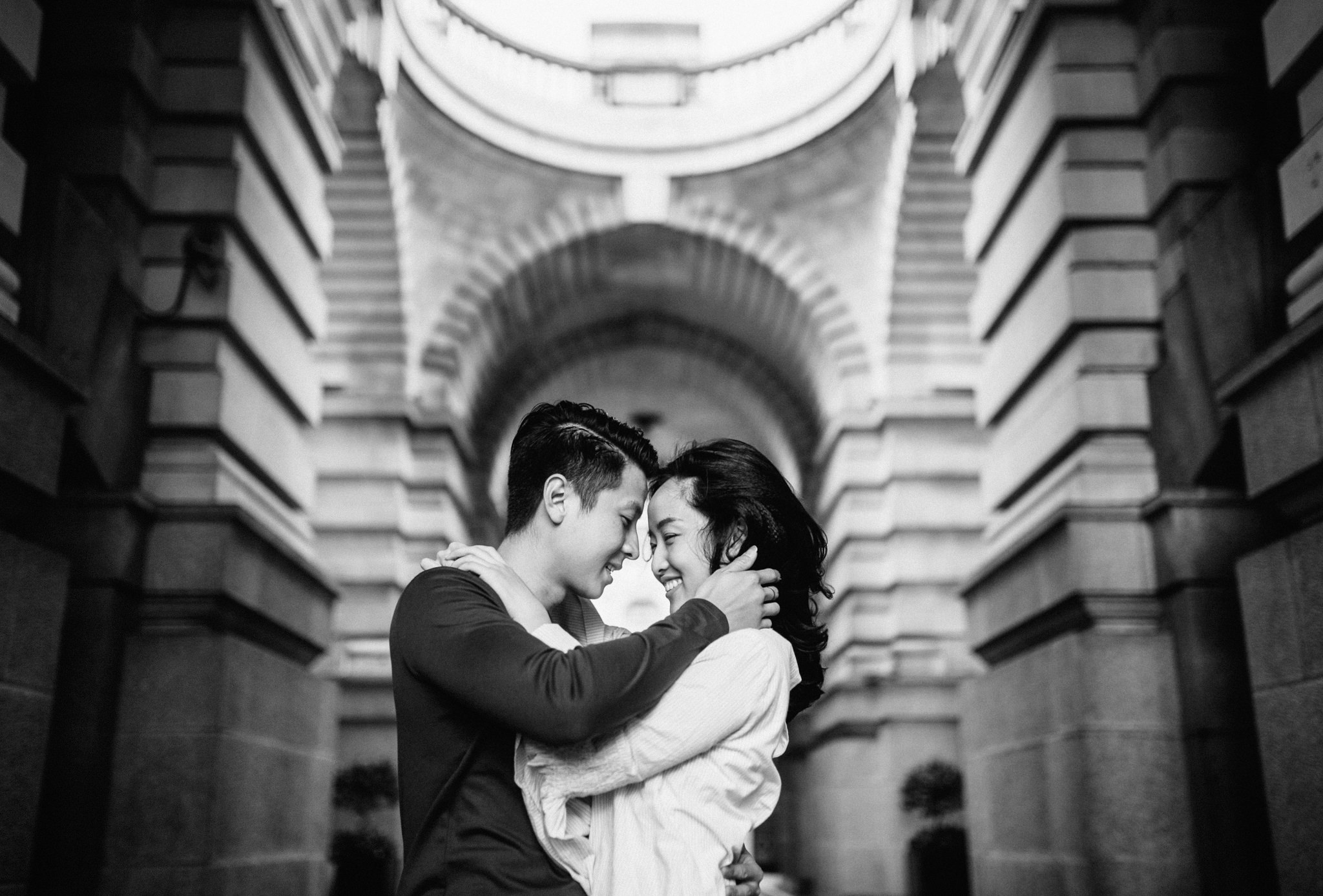 fun engagement shoot ideas in london pre wedding at wesminster soho and south bank