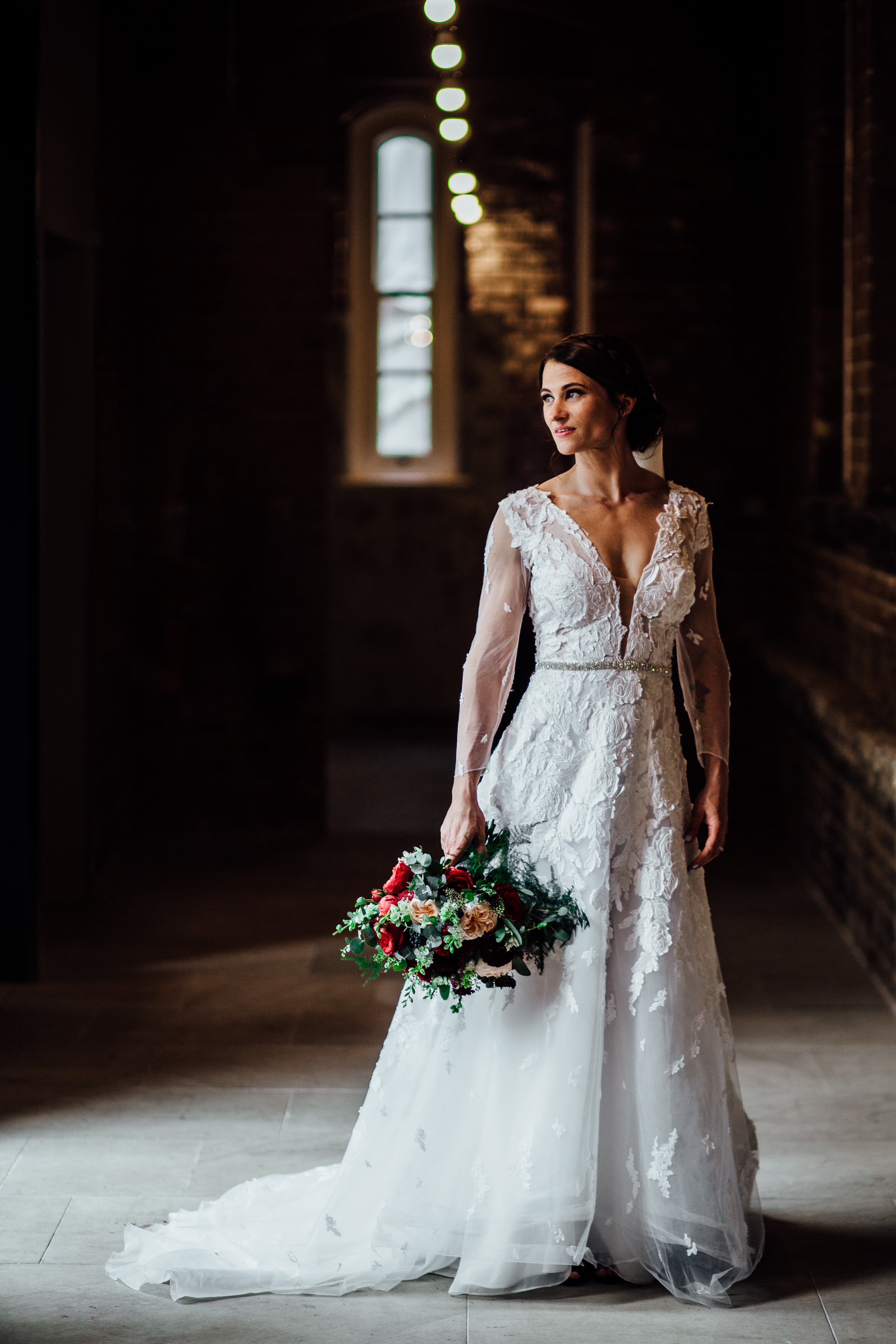 crossfit bride dress at battersea arts centre