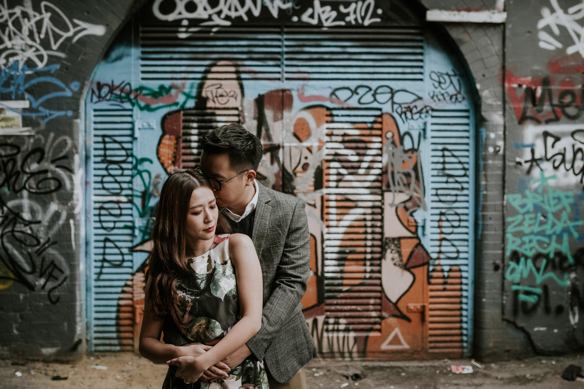 best locations for engagement shoot in london waterloo tunnels vaults