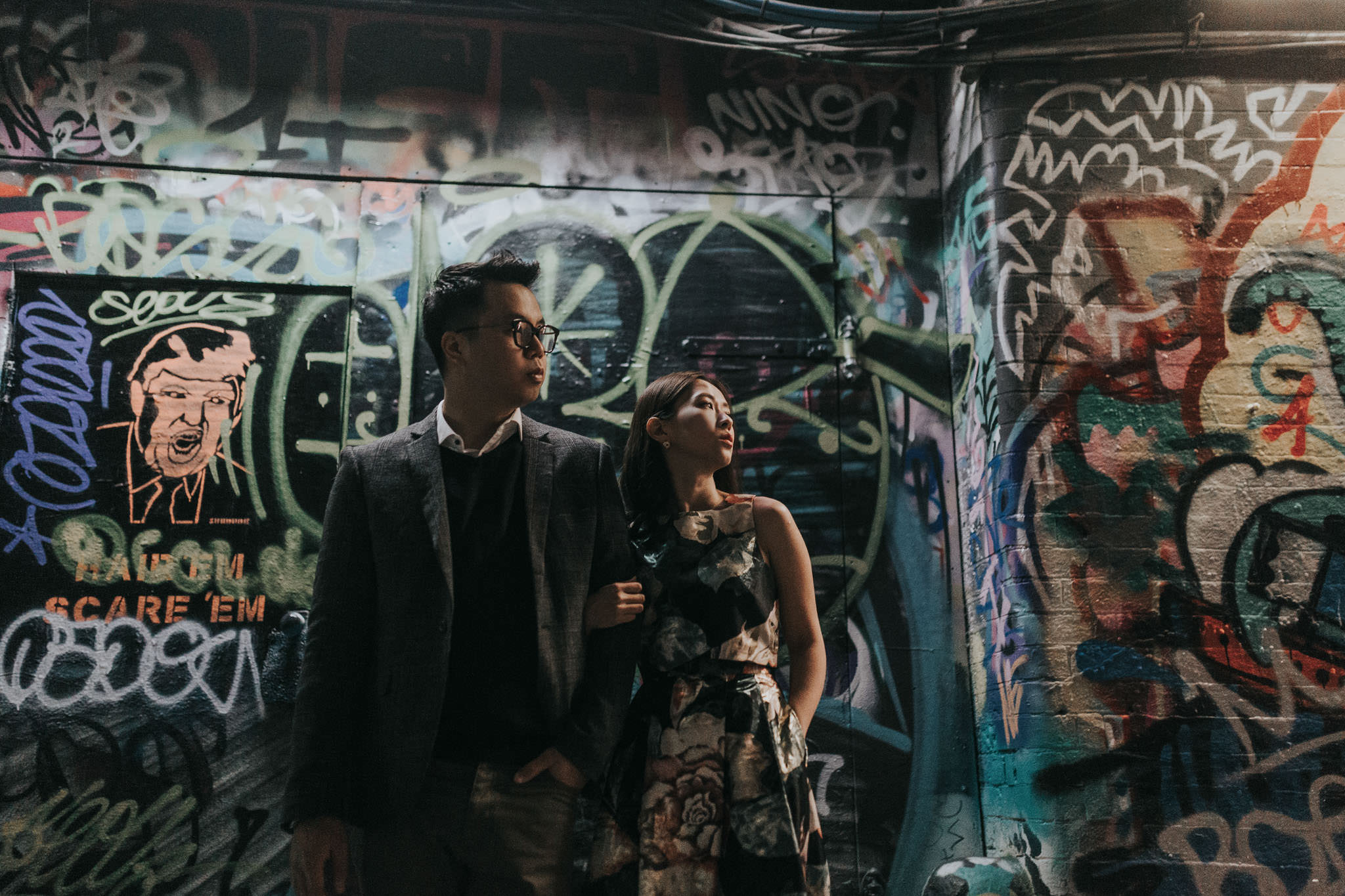 best locations for engagement shoot in london waterloo tunnels vaults