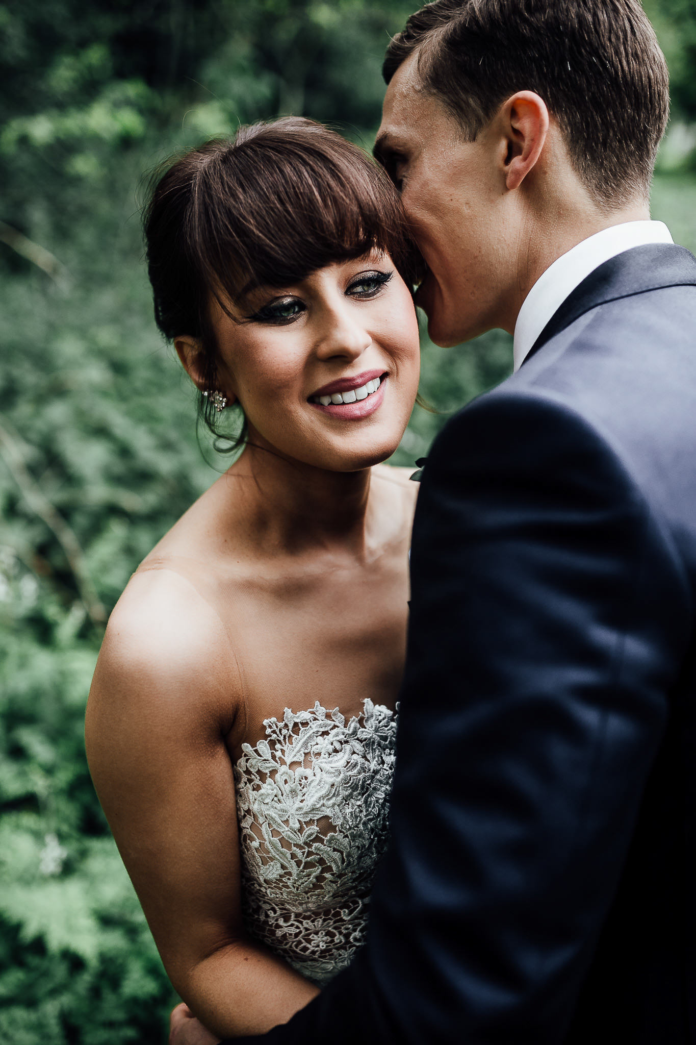 couples portraits from wedding at morden hall london